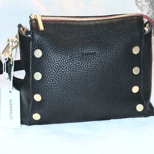 Hammitt Black Leather Crossbody Bag